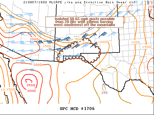 Mesoscale Discussion 1706