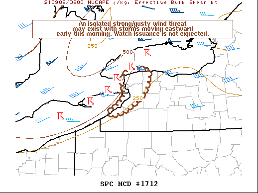 Mesoscale Discussion 1712