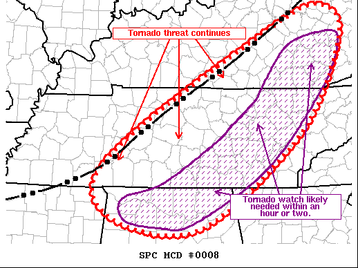 Mesoscale Discussion 8