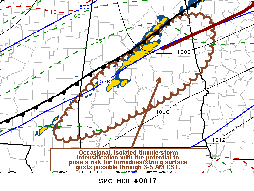 Mesoscale Discussion 17