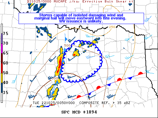 Mesoscale Discussion 1894
