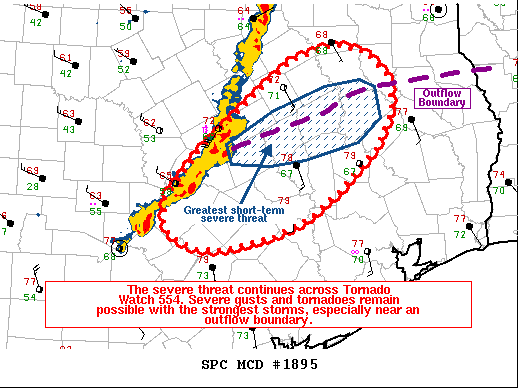 Mesoscale Discussion 1895