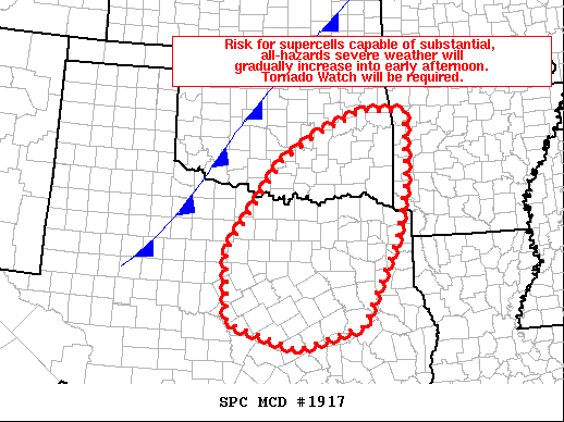 Mesoscale Discussion 1917