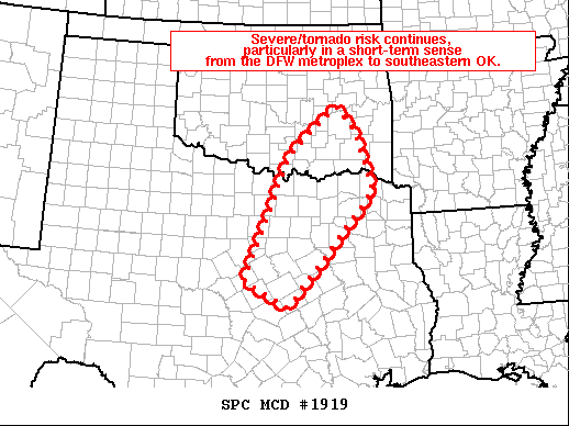 Mesoscale Discussion 1919