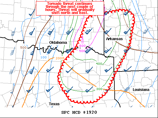 Mesoscale Discussion 1920