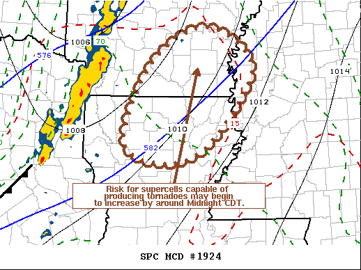 Mesoscale Discussion 1924