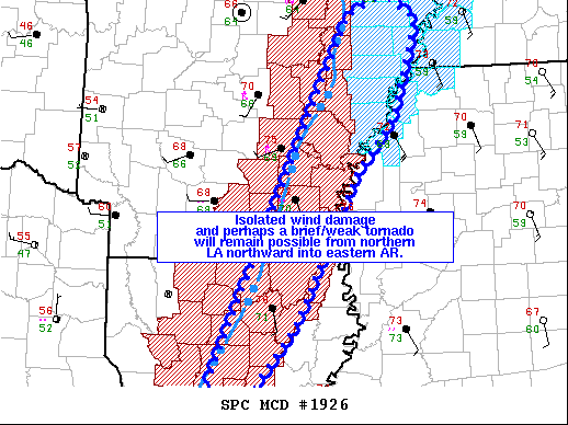 Mesoscale Discussion 1926