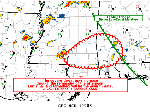 Mesoscale Discussion 1983
