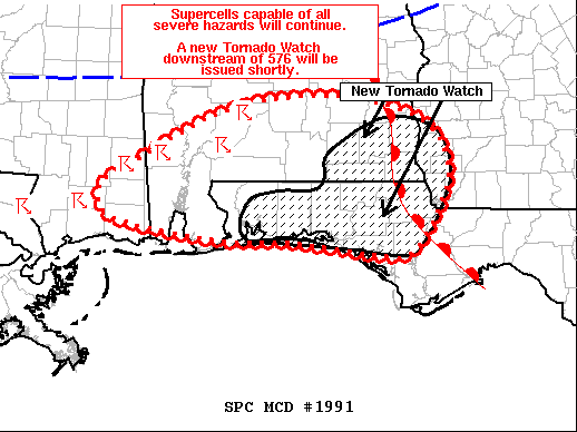 Mesoscale Discussion 1991