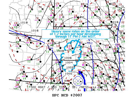 Mesoscale Discussion 2007