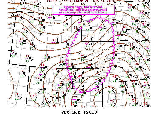 Mesoscale Discussion 2010