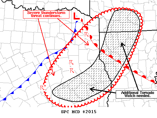 Mesoscale Discussion 2015