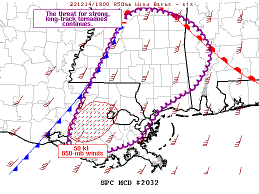Mesoscale Discussion 2032