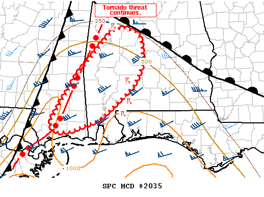 Mesoscale Discussion 2035