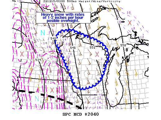 Mesoscale Discussion 2040