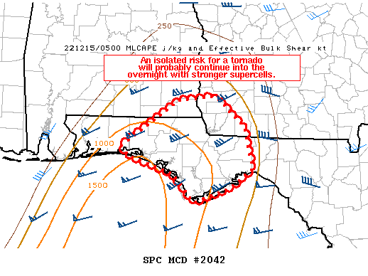 Mesoscale Discussion 2042