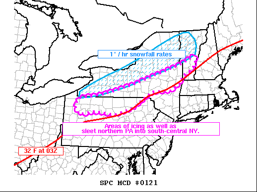 Mesoscale Discussion 121