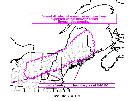 Mesoscale Discussion 128