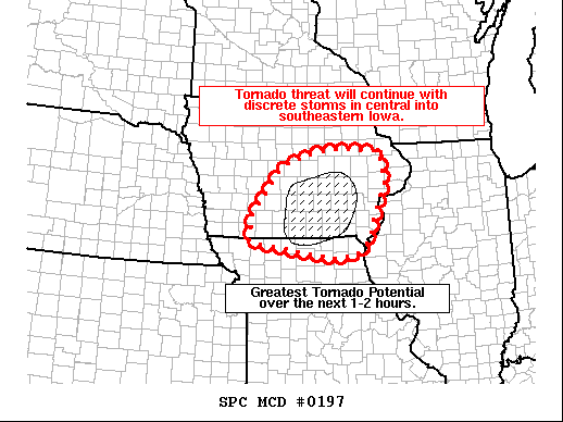 Mesoscale Discussion 197