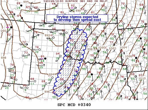 Mesoscale Discussion 340