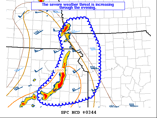 Mesoscale Discussion 344