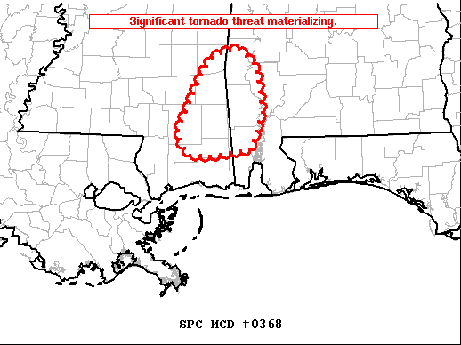 Mesoscale Discussion 368
