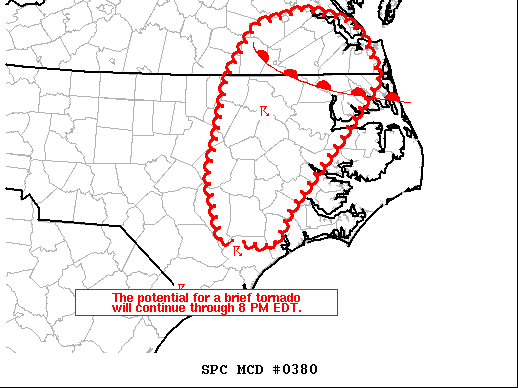Mesoscale Discussion 380