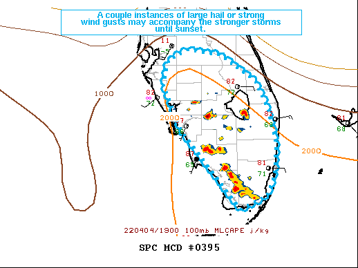 Mesoscale Discussion 395
