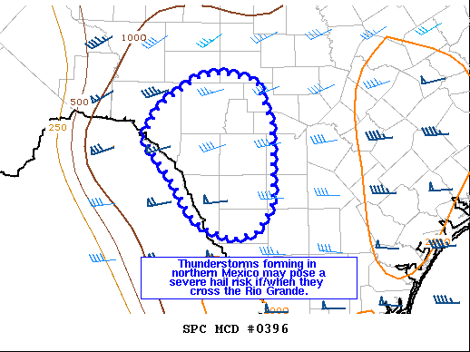 Mesoscale Discussion 396