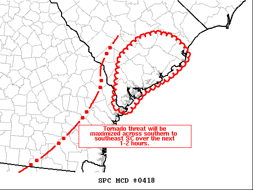 Mesoscale Discussion 418