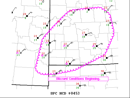 Mesoscale Discussion 453
