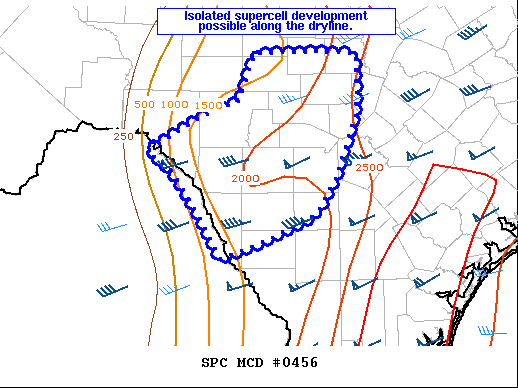 Mesoscale Discussion 456