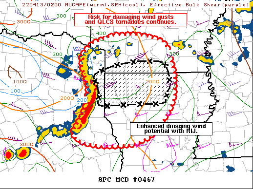 Mesoscale Discussion 467