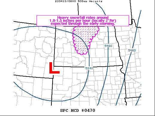 Mesoscale Discussion 470