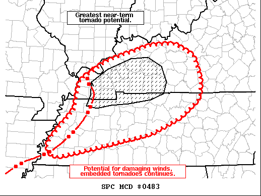 Mesoscale Discussion 483