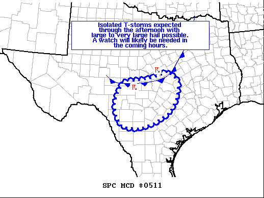 Mesoscale Discussion 511