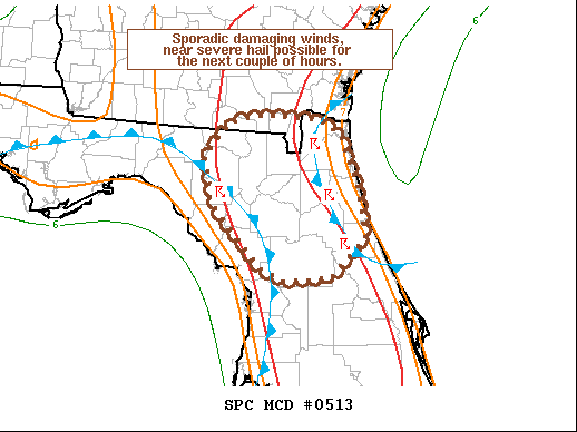 Mesoscale Discussion 513