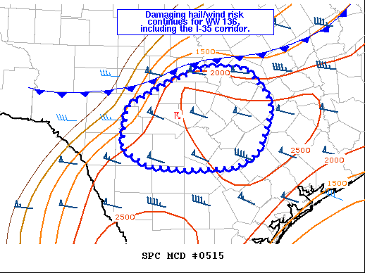 Mesoscale Discussion 515