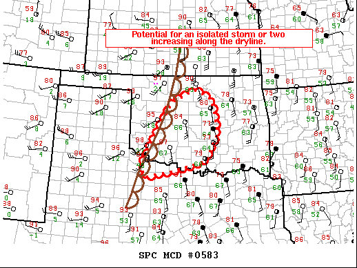 Mesoscale Discussion 583