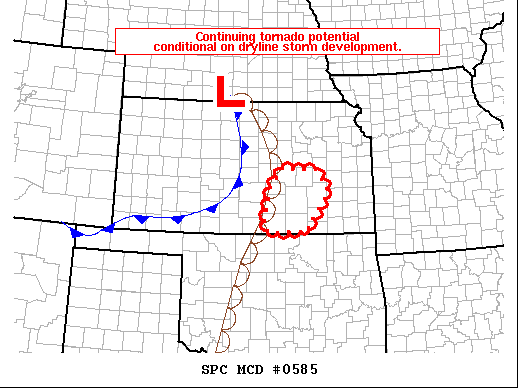 Mesoscale Discussion 585