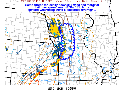 Mesoscale Discussion 590