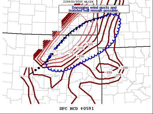 Mesoscale Discussion 591