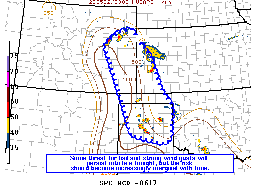 Mesoscale Discussion 617