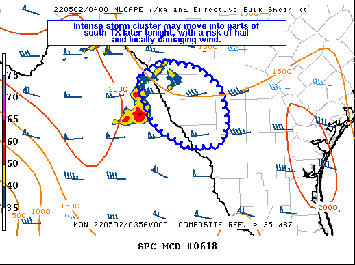 Mesoscale Discussion 618