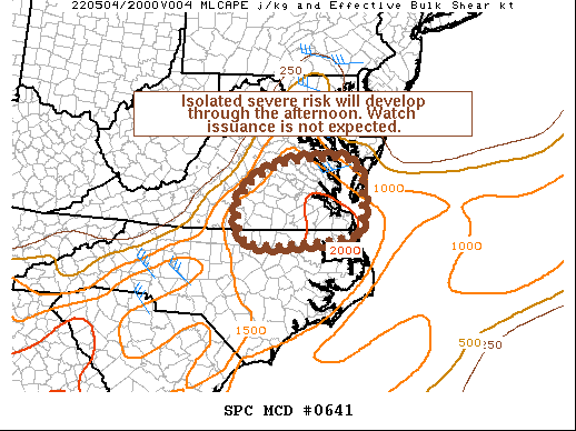 Mesoscale Discussion 641