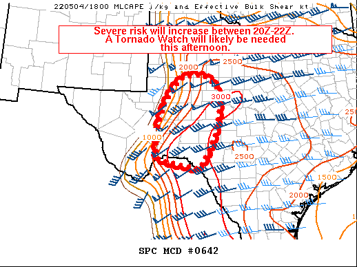 Mesoscale Discussion 642