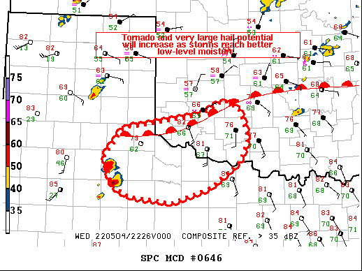 Mesoscale Discussion 646