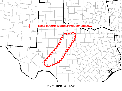 Mesoscale Discussion 652