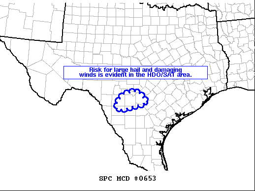 Mesoscale Discussion 653