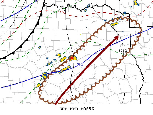 Mesoscale Discussion 656